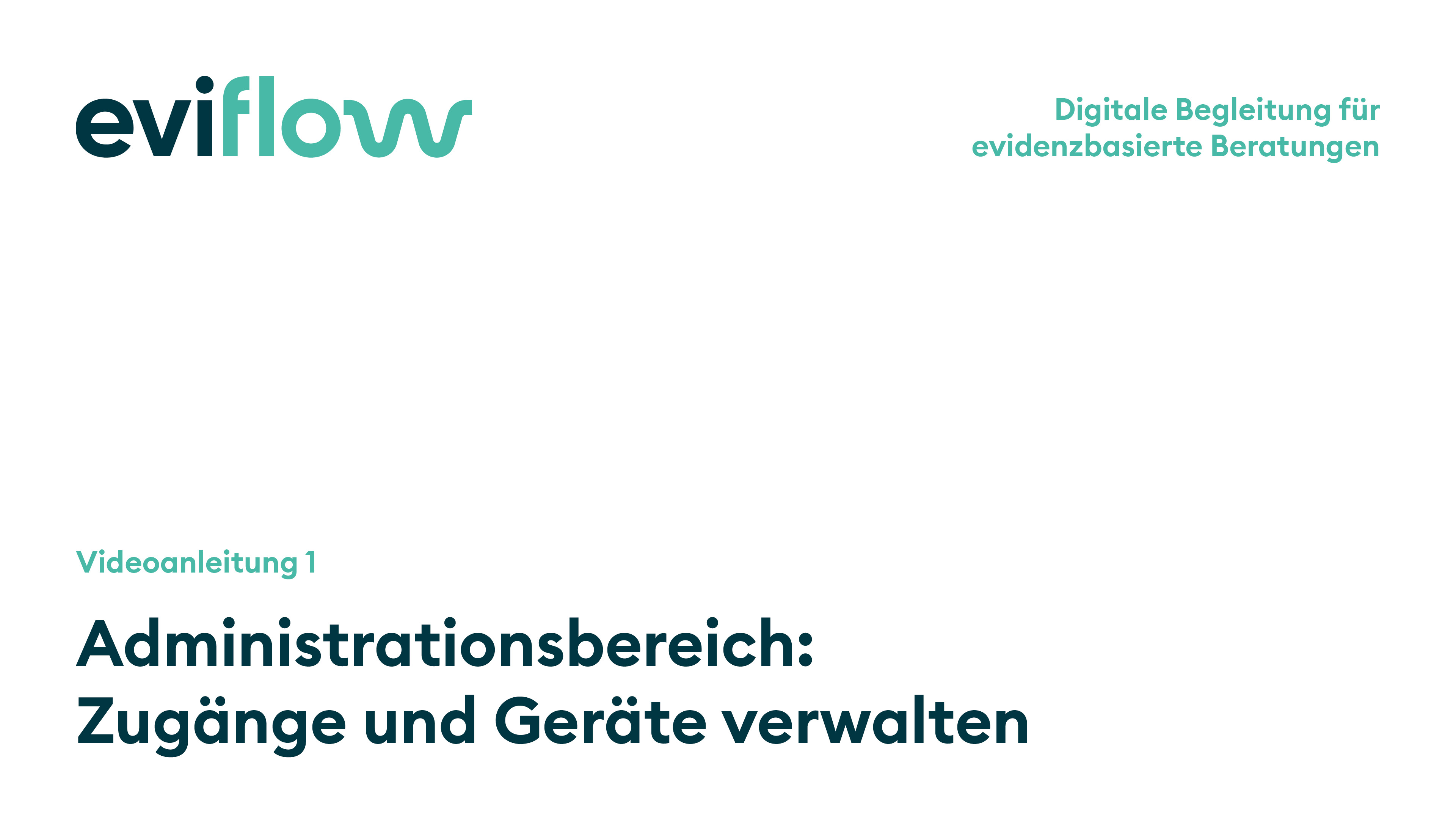 Videoanleitung 1